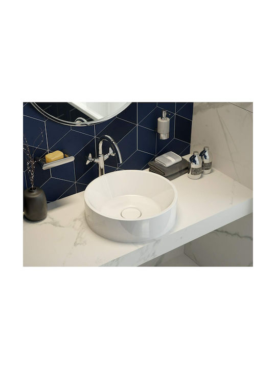 Deante Dispenser Μεταλλικό Ασημί