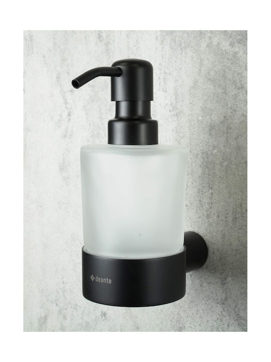 Deante Dispenser Γυάλινο Μαύρο