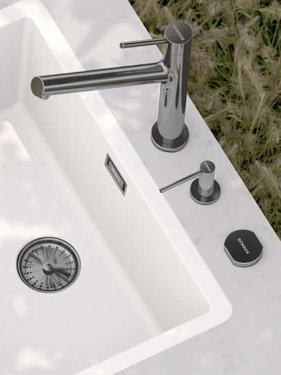 Schock Dispenser από Ανοξείδωτο Ατσάλι Ασημί 500ml