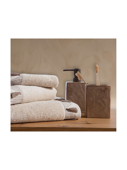 Nef-Nef Homeware Brance Dispenser Πλαστικό Καφέ