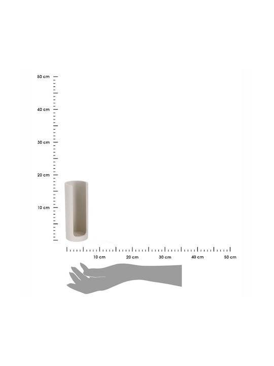 Plastikspender Beige