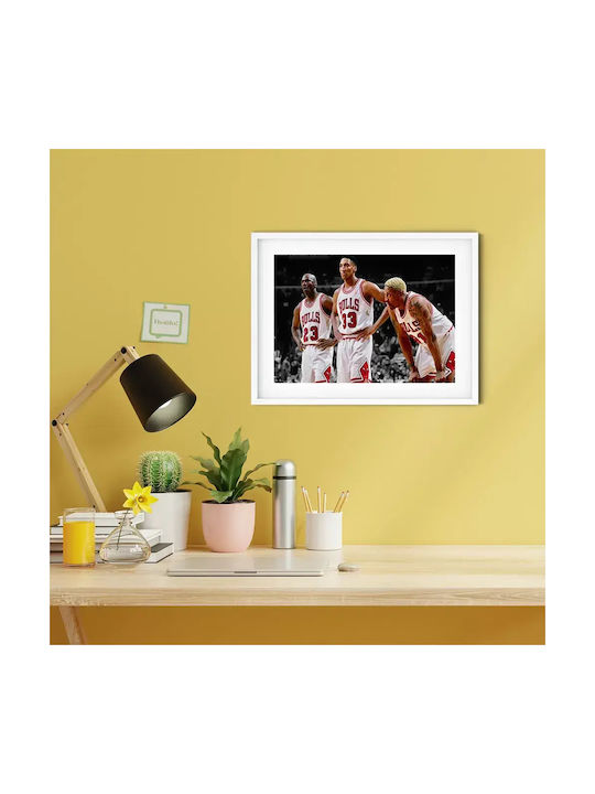 Poster NBA Jordan Pippen Rodman Snk215 40cm X 50cm