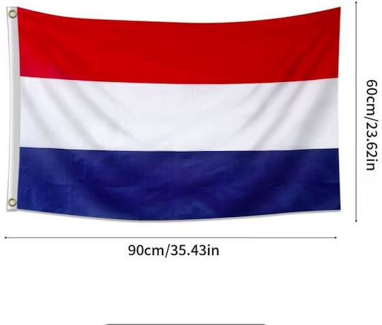 Steag Olanda Poliester Cu Mâner Lung 150x90cm