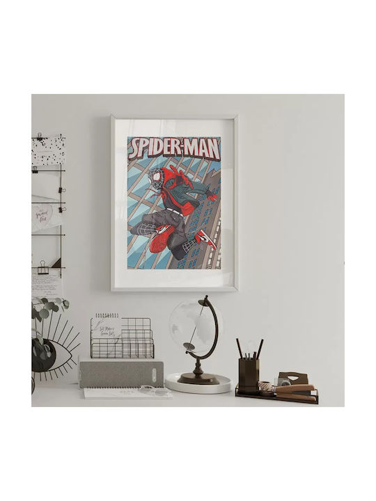 Poster Spiderman În Jordan Air Roșii Snk272 40cm X 50cm