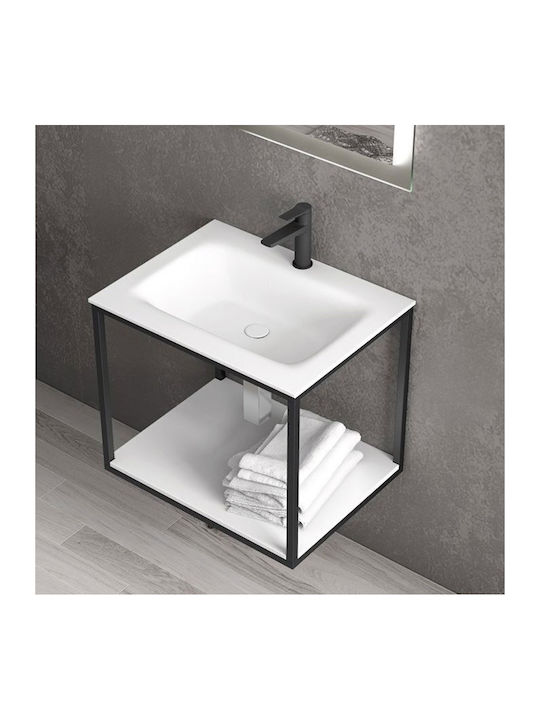 Karag Eloise 60 Încorporat Chiuvetă din Material Sintetic 60x46x16cm Alb