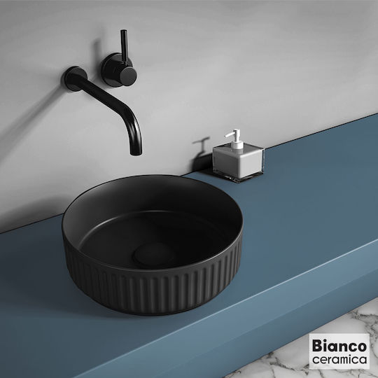 Bianco Ceramica Etna Aufgesetztes Waschbecken Porzellan 36x36cm Various colours