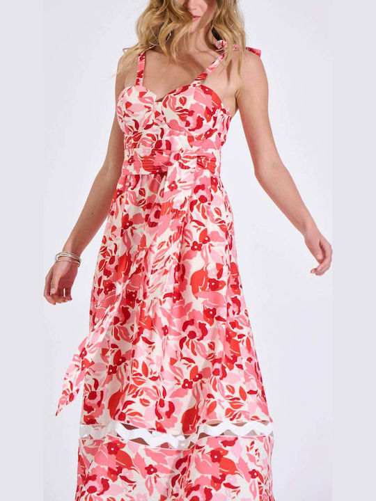 Summer Midi Dress Pink