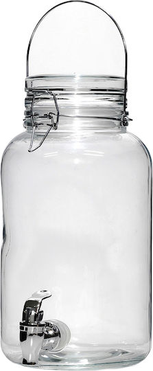 General Trade General Use Glass Transparent Vase with Airtight Lid 4000ml