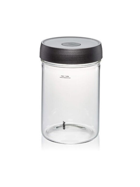 Gefu General Use Vase with Lid Transparent 1000ml