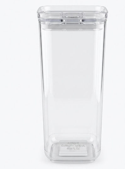 Excellent Houseware Vază Utilizare Generală Cu Capac Plastic Transparent 1700ml
