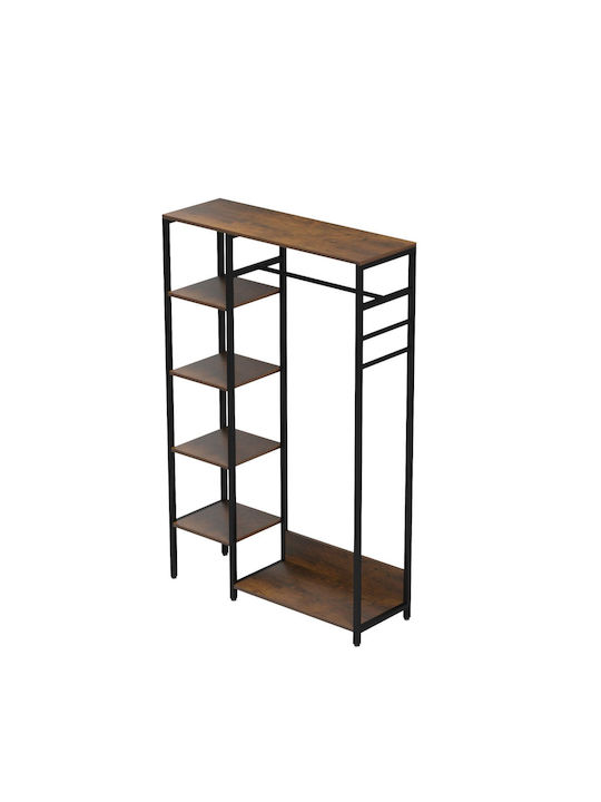 Aranja Mobilier de Intrare cu Dulap pentru Pantofi Black-Sonoma Melamine 64x40x169cm