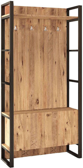 Έπιπλο Εισόδου με Παπουτσοθήκη Pine 90x34x180εκ.