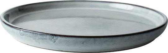 Dutch Rose Πιάτο Γλυκού Κεραμικό Γκρι με Διάμετρο 18cm Dutch Rose Πιάτο Γλυκού Κεραμικό Γκρι με Διάμετρο 18cm