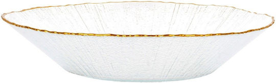 Home&Styling Collection Супа Чиния Стъклена Златиста с Диаметър 20см