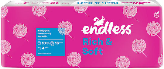 Endless Rich&soft Χαρτί Υγείας 10 Ρολά 4 Φύλλων (110gr/Ρολό)