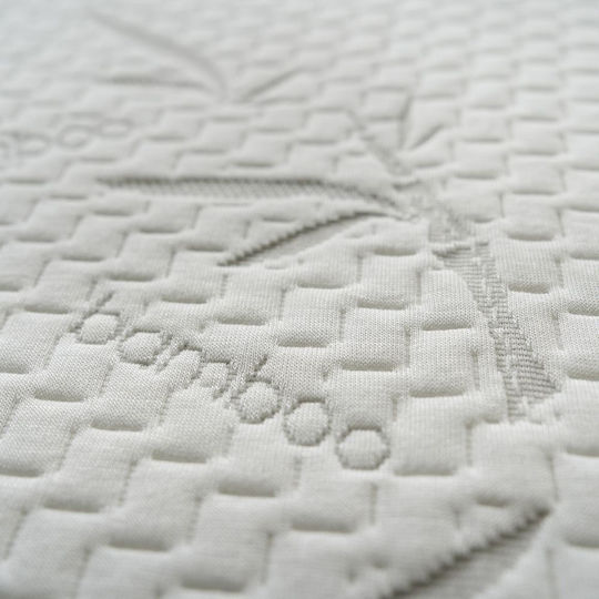 La Luna Mattress Topper Easy Rest Super Double Memory Foam with Bamboo Fibers , Removable Cover & Elastic Straps 160x200x5cm