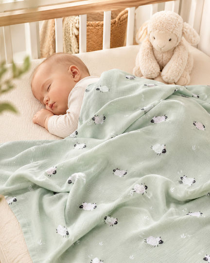 Bonjour Bebe Swaddle Blanket 120x120cm