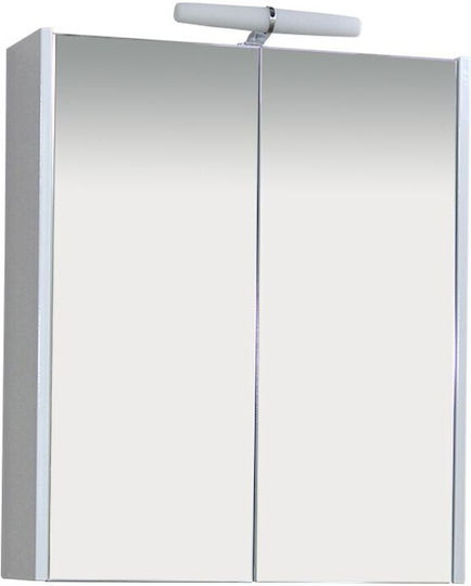 M-Mebel P6001UCL Καθρέπτης LED με Ντουλάπι