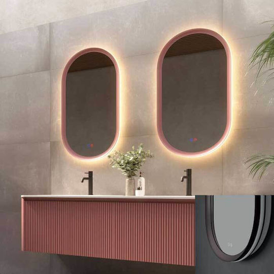 Imex MILA036/90GCB Καθρέπτης Led από Μέταλλο 50x90cm Γκρι Imex MILA036/90GCB Καθρέπτης Led από Μέταλλο 50x90cm Γκρι