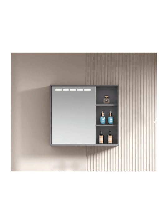 Martin Artemis Bathroom Mirror Led 60x66cm Gray