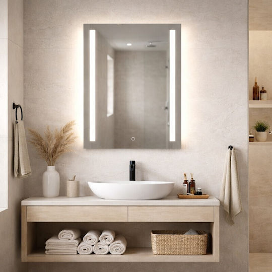 Savvopoulos Venice Ii 8928-11 Καθρέπτης Led Αφής 50x70cm