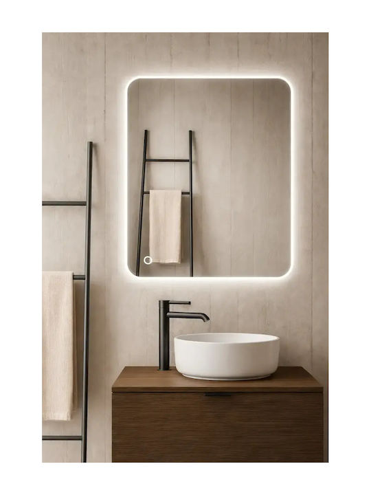 Savvopoulos Xenon Oglindă de Baie cu Lumini LED cu Atingere 50x70cm