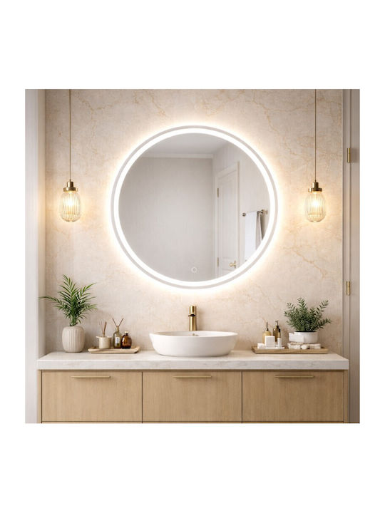 Savvopoulos Bathroom Mirror Led Touch 60x60cm