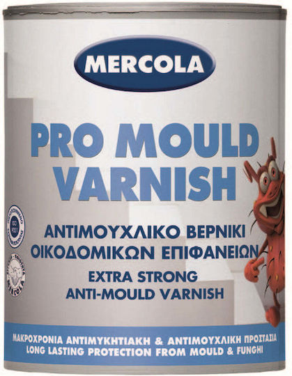 Mercola Pro Mould Varnish Αντιμουχλικό Βερνίκι Οικοδομικών Επιφανειών 750ml 5204094036319