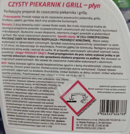 Lichid pentru cuptoare și grătare Feda Clean H-35 0.6l
