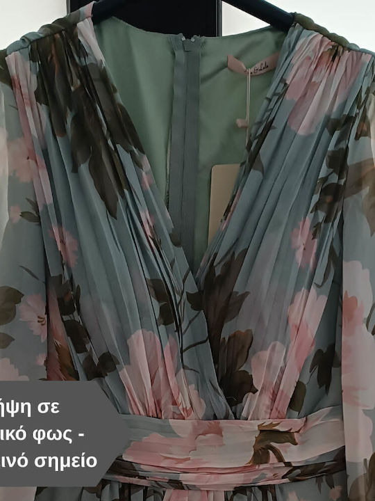 Summer Maxi Dress for Wedding / Christening Light Green