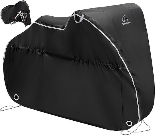 Husă Impermeabilă Pentru Bicicletă TeamObsidian 3 Biciclete XXL Material Oxford 600D Durabil Protecție UV Neagră