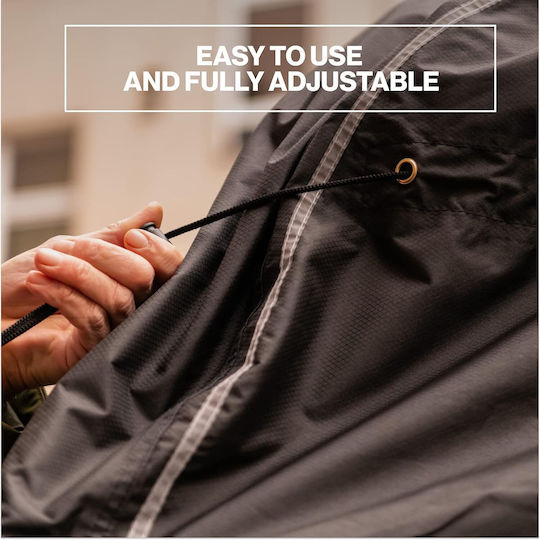 Husă Impermeabilă Pentru Bicicletă TeamObsidian 2 Biciclete XL Material Oxford 300D Durabil Protecție UV Negru