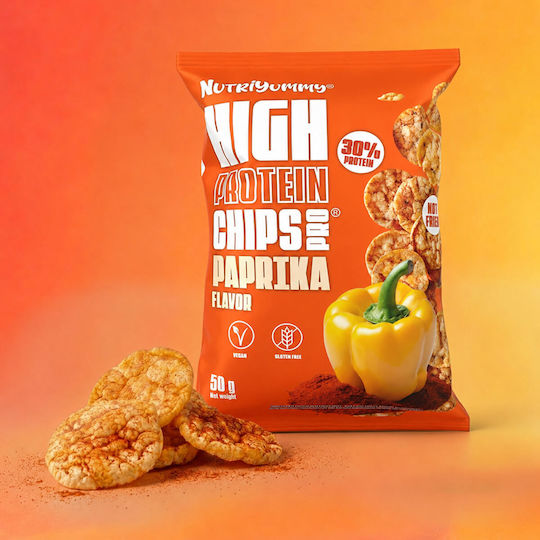Nutriyummy High Protein Chipspro Paprika 50g