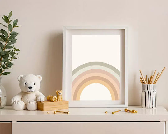 Παιδικό Κάδρο Rainbow 40x50εκ.