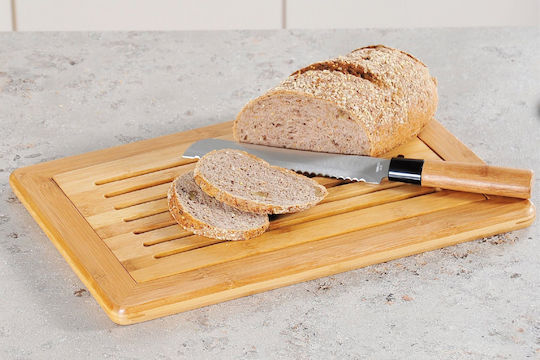 Kesper Επιφάνεια Κοπής για Ψωμί Ξύλινη Καφέ 42x28cm