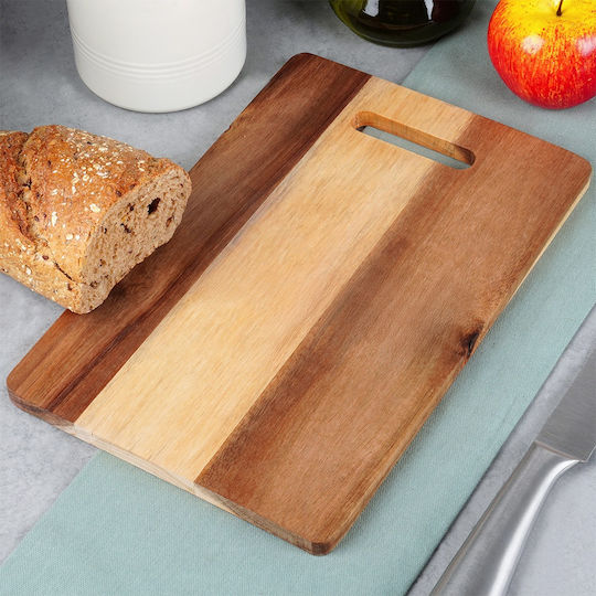 Excellent Houseware Επιφάνεια Κοπής Ξύλινη 30x20cm