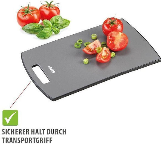 Gefu Rectangular Plastic Chopping Board Gray 24x15cm