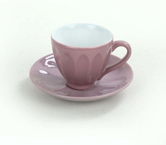 SteweHome Set Tassen Tee Keramik Mehrfarbig 165ml 12Stücke