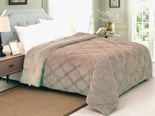 Linea Home Duvet Cover Double 210x230cm Diamond Gray