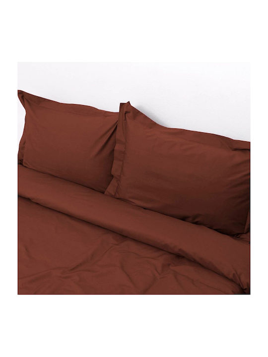 Viopros Bettdecken-Set Großes Doppelbett 220x240cm Superb Chocolate 3Stück