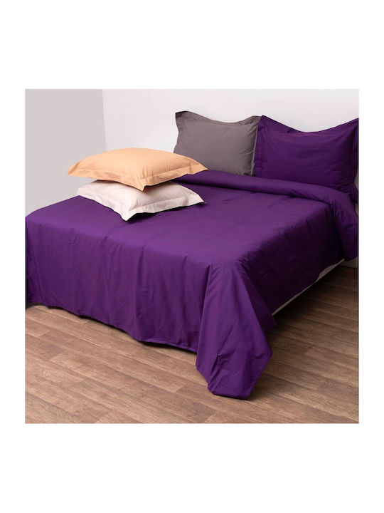 Viopros Duvet Set Queen 220x240cm Superb Bordeaux 3pcs
