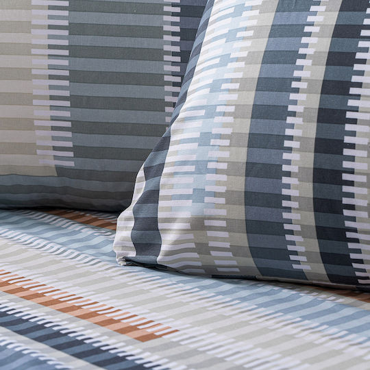 Beauty Home Σετ Πάπλωμα Μονό 160x230εκ. Αrt 12571 Λαδί 2τμχ