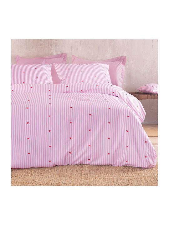 Rythmos Set Pilotă Single 160x240cm Young Roz 2buc