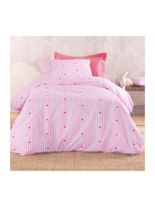 Rythmos Set Pilotă Single 160x240cm Young Roz 2buc