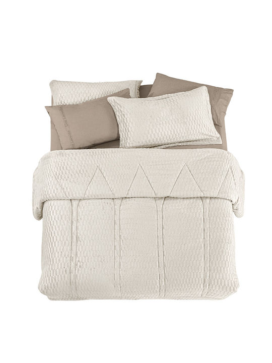 Guy Laroche Bettbezug Einzelbett 160x240cm Gali Ivory