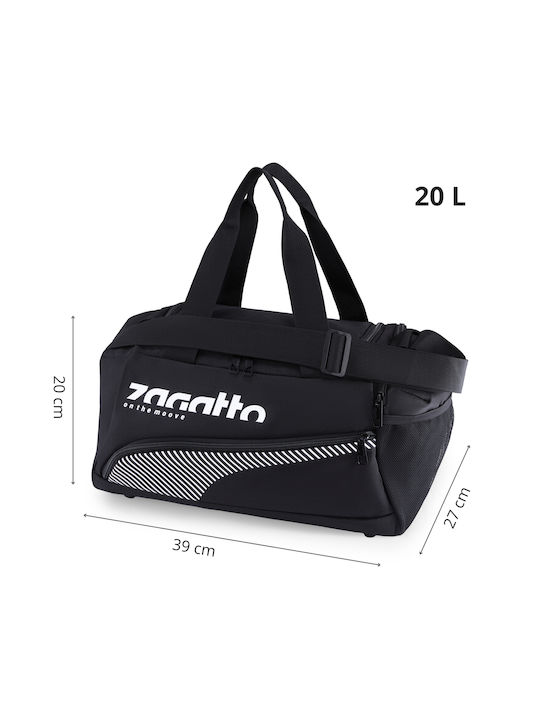 Zagatto Shoulder Bag for Gym Black