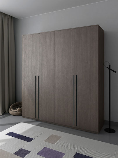 Lumea Τετράφυλλη Ντουλάπα 180x55x200cm Wenge Lumea Τετράφυλλη Ντουλάπα 180x55x200cm Wenge