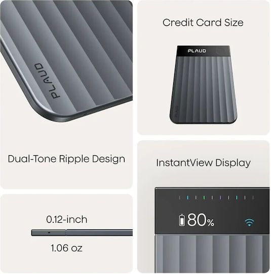 Plaud Voice Recorder Note cu Memorie Internă 64GB