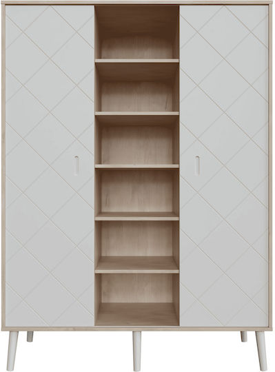 Ușă triplă Dulap de Haine 143x58x196cm