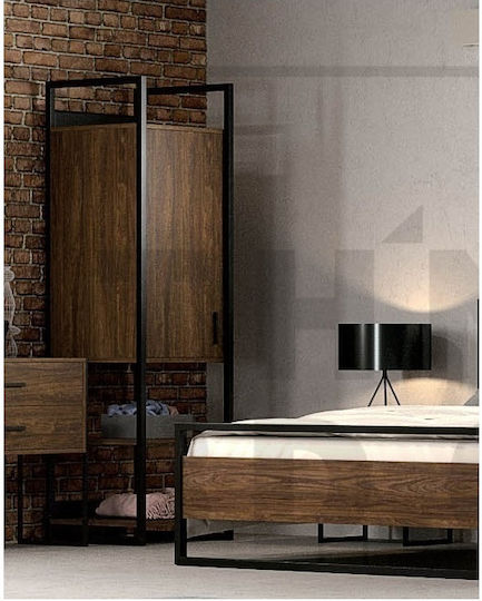 No3 Μονόφυλλη Ντουλάπα 60x55x190cm No3 Μονόφυλλη Ντουλάπα 60x55x190cm